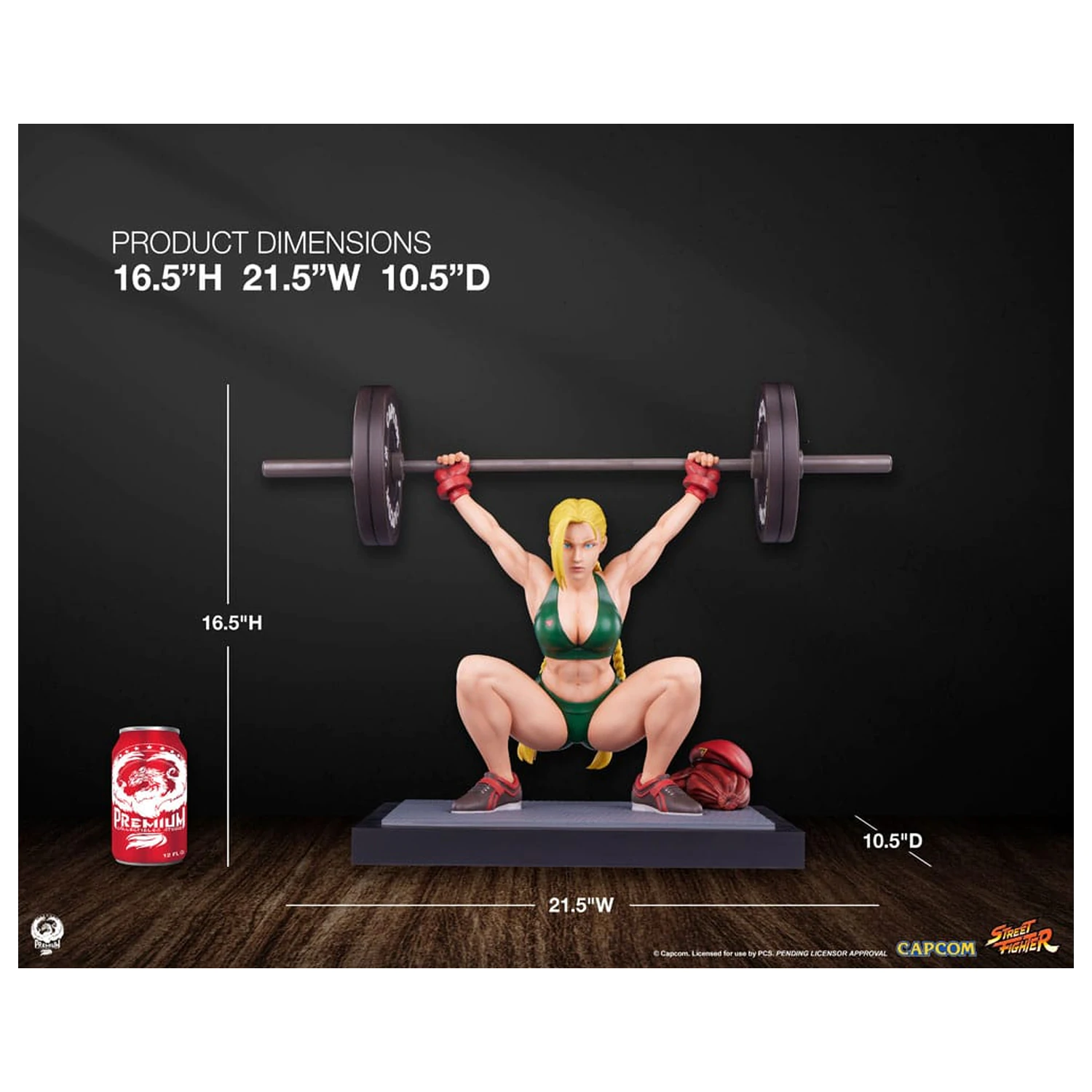 Street Fighter Premier Series Statua 1/4 Cammy: Powerlifting 41 cm zdjęcie produktu