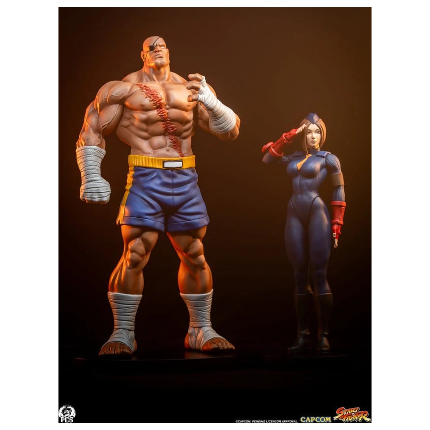Street Fighter Street Jam Statuetki 1/10 Sagat & Juli 24 cm zdjęcie produktu