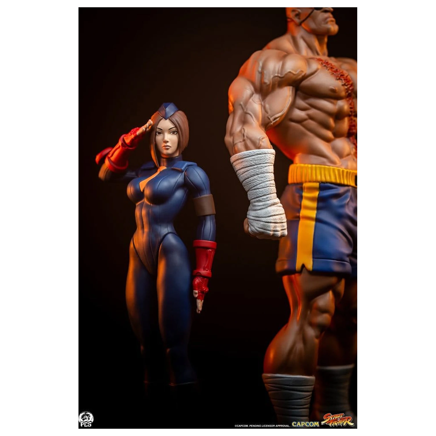 Street Fighter Street Jam Statuetki 1/10 Sagat & Juli 24 cm zdjęcie produktu