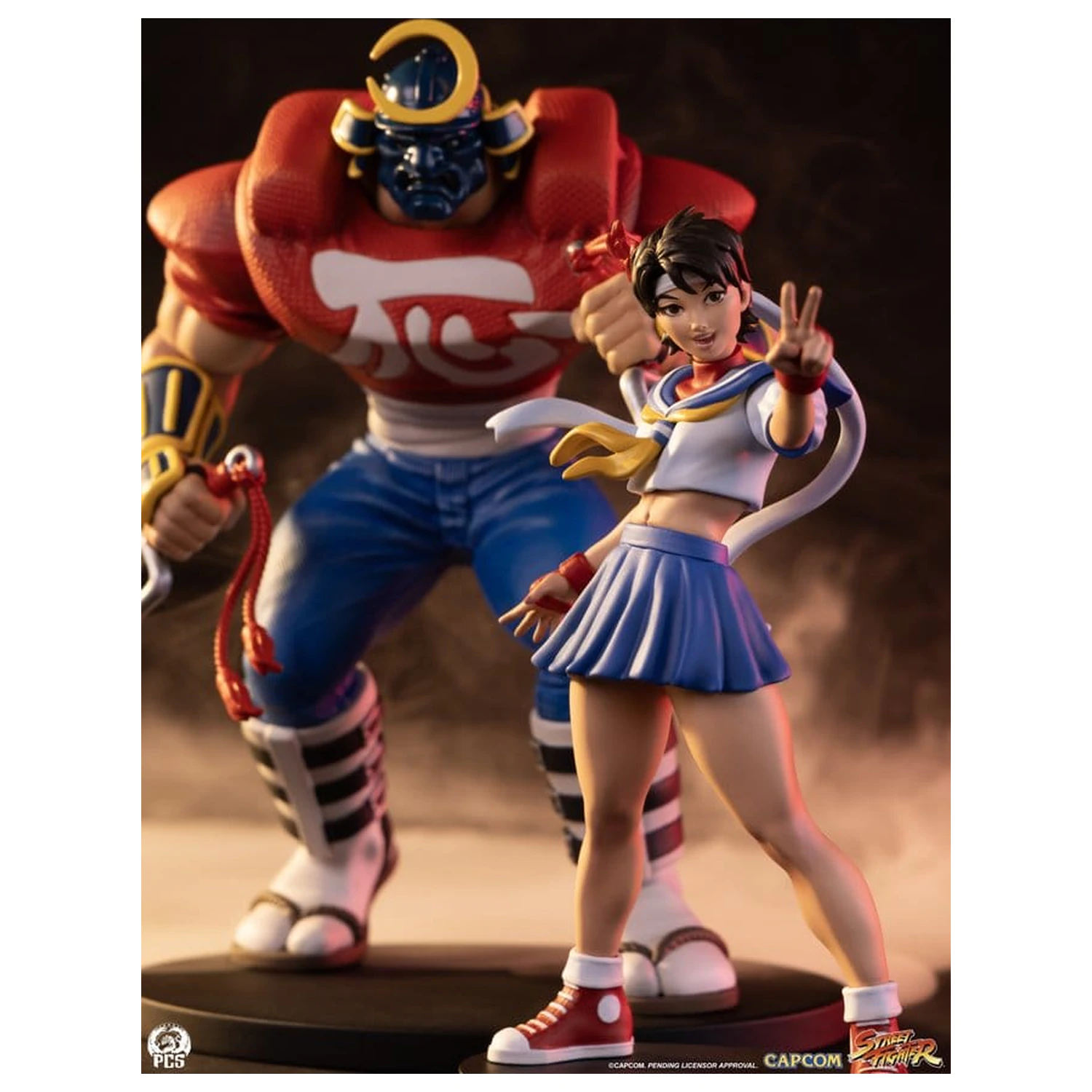 Street Fighter Street Jam Statuetki 1/10 Sakura i Sodom 22 cm zdjęcie produktu