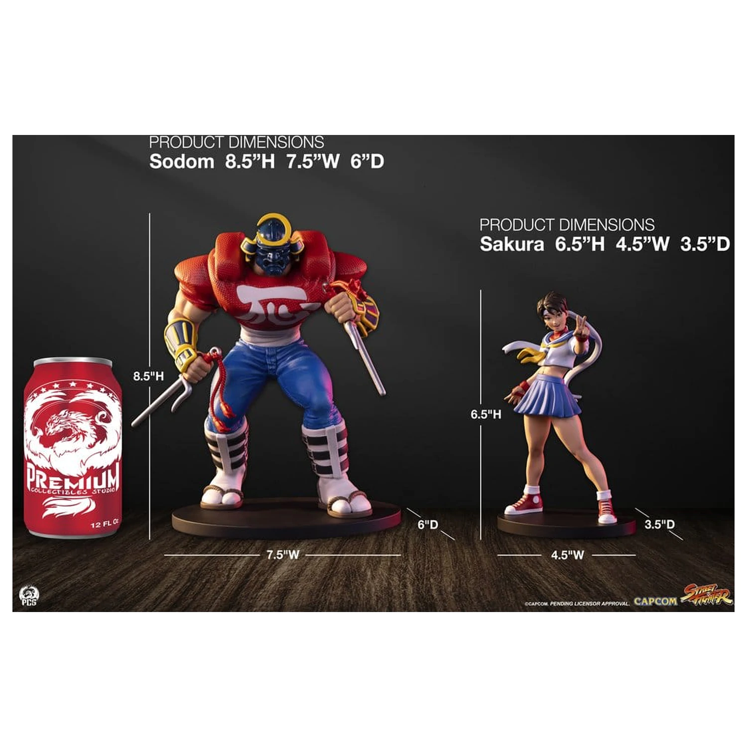 Street Fighter Street Jam Statuetki 1/10 Sakura i Sodom 22 cm zdjęcie produktu