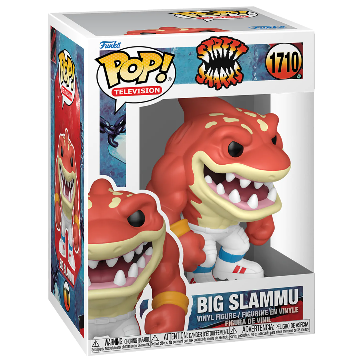 Street Sharks Funko POP! Television Figurka winylowa Big Slammu 9 cm zdjęcie produktu