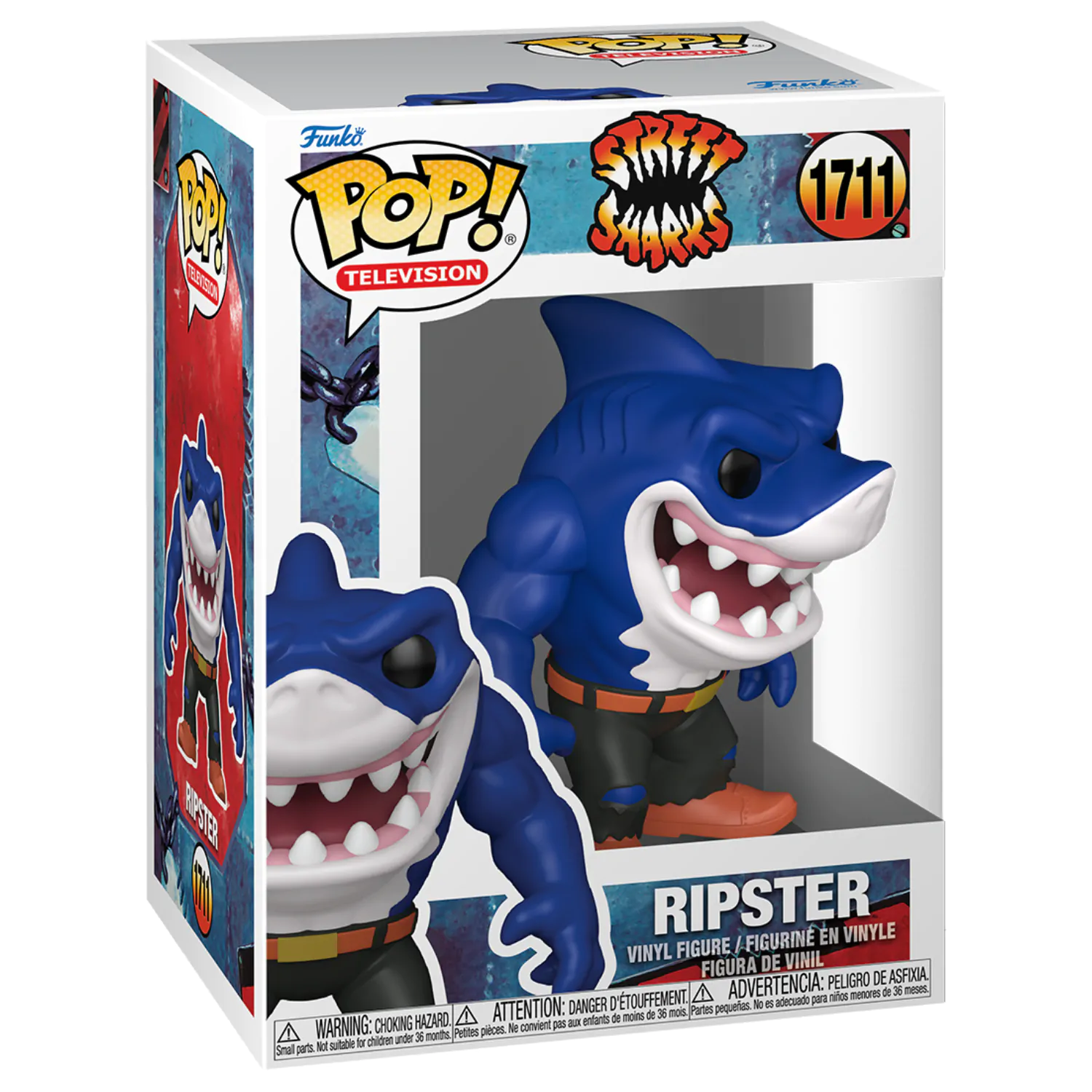 Street Sharks Funko POP! Television Figurka Winylowa Ripster 9 cm zdjęcie produktu
