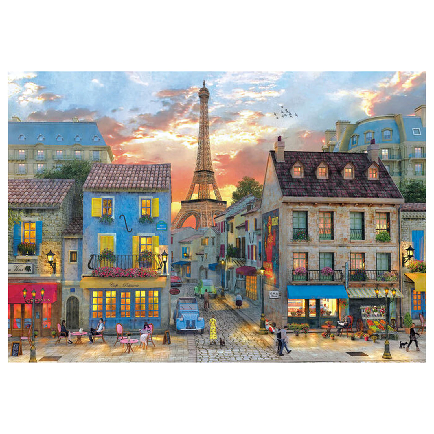 Streets of Paris puzzle 1000 elementów zdjęcie produktu