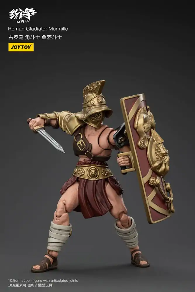 Figurka Akcji Strife 1/18 Gladiator Rzymski Murmillo 11 cm zdjęcie produktu