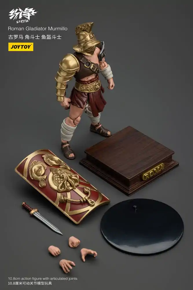 Figurka Akcji Strife 1/18 Gladiator Rzymski Murmillo 11 cm zdjęcie produktu