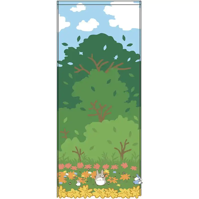 Ręcznik Studio Ghibli Mój Sąsiad Totoro Średni i Mały Totoro Wyścigi 34 x 80 cm zdjęcie produktu