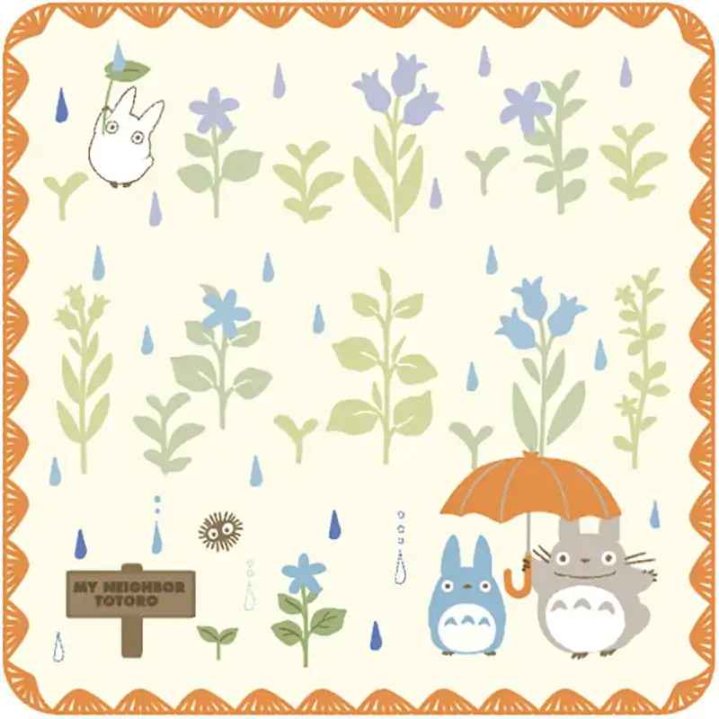 Studio Ghibli Mini Ręcznik My Neighbor Totoro Under the Rain 25 x 25 cm zdjęcie produktu