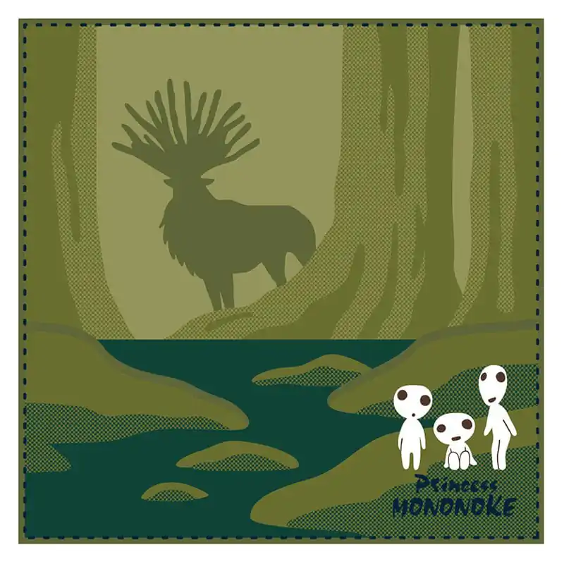 Studio Ghibli Mini Ręcznik Princess Mononoke Shadow of the Deer God 25 x 25 cm zdjęcie produktu