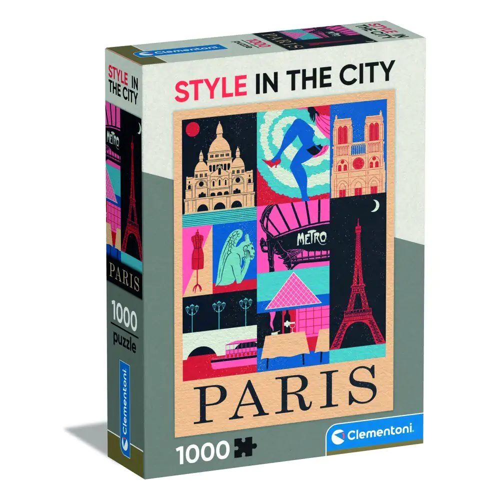 Puzzle Style in the City Paris 1000 elementów zdjęcie produktu