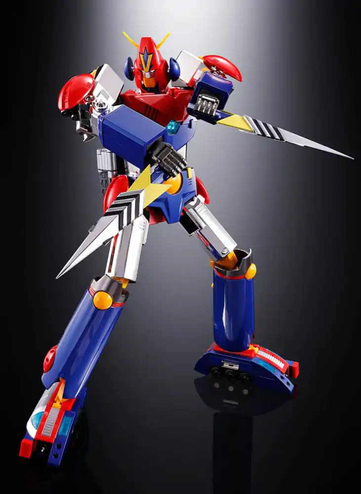 Super Elektromagnetyczna Maszyna Voltes V Soul of Chogokin Figurka Akcji z Odlewu GX31-SP Com-Battler V Chogokin 50th Anniversary Ver. 25 cm zdjęcie produktu