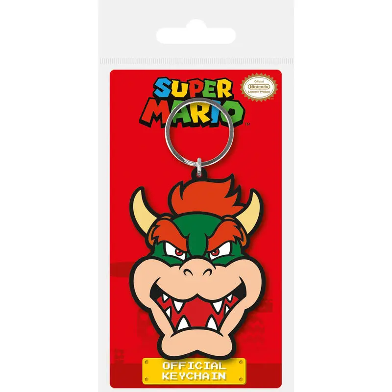 Super Mario Gumowy Brelok Bowser 6 cm zdjęcie produktu