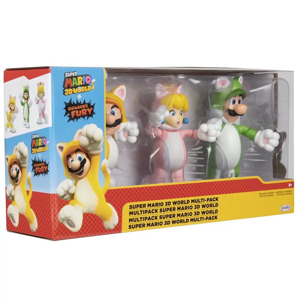 Super Mario Bros zestaw 3 figurek 10 cm zdjęcie produktu