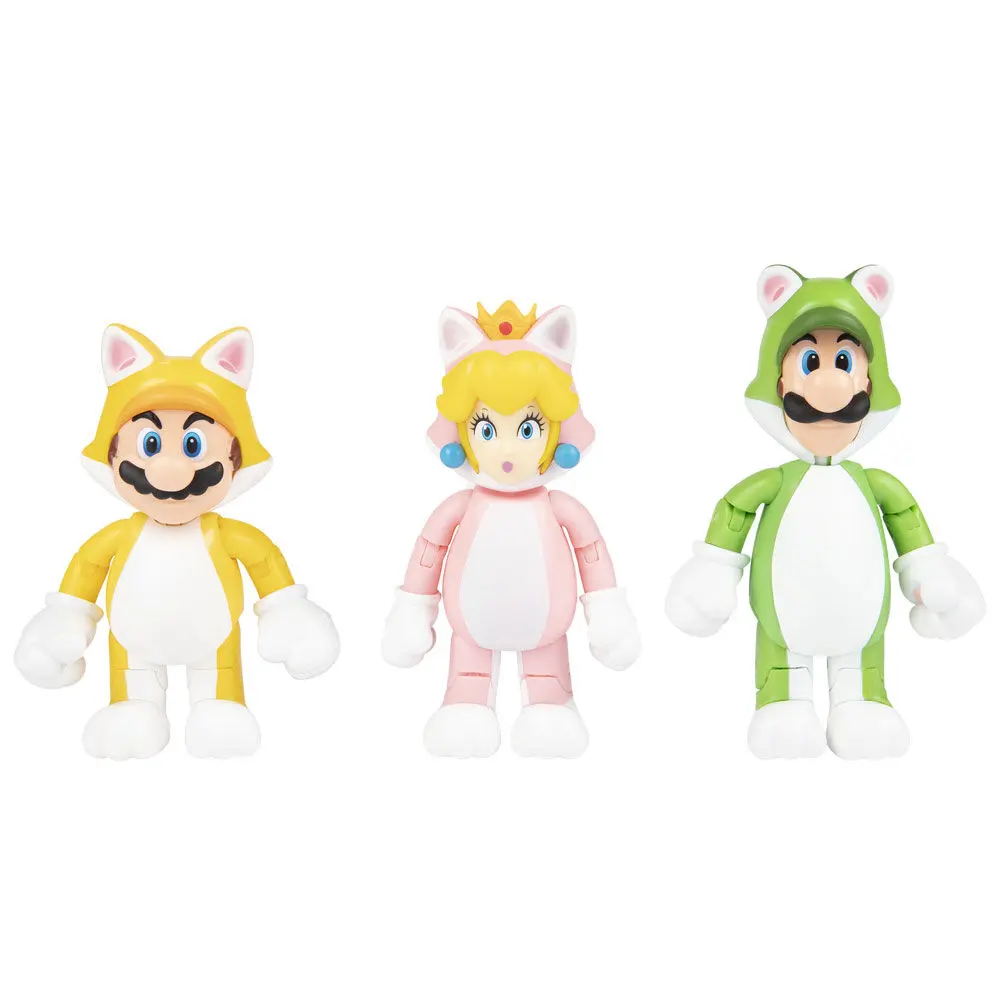 Super Mario Bros zestaw 3 figurek 10 cm zdjęcie produktu