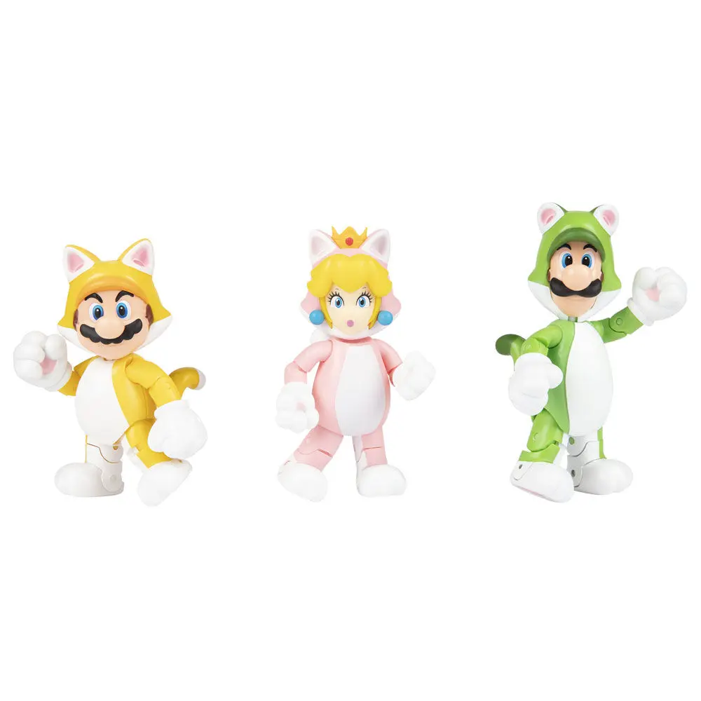 Super Mario Bros zestaw 3 figurek 10 cm zdjęcie produktu