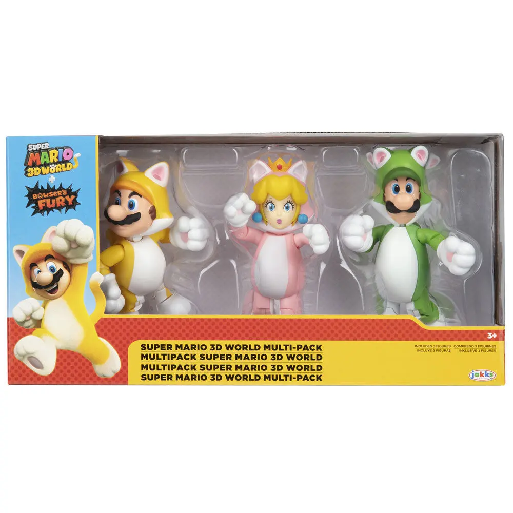 Super Mario Bros zestaw 3 figurek 10 cm zdjęcie produktu