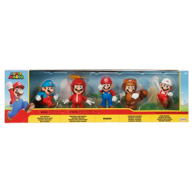 Super Mario Bros blister 5 figurek 6 cm zdjęcie produktu