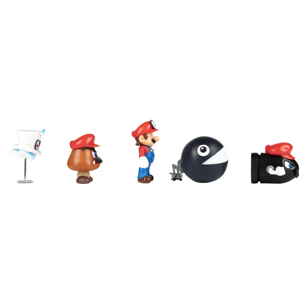 Super Mario Bros zestaw 5 figurek 6,5 cm zdjęcie produktu