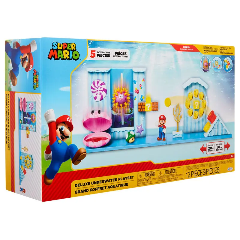 World of Nintendo Super Mario Deluxe Playset Podwodny zdjęcie produktu