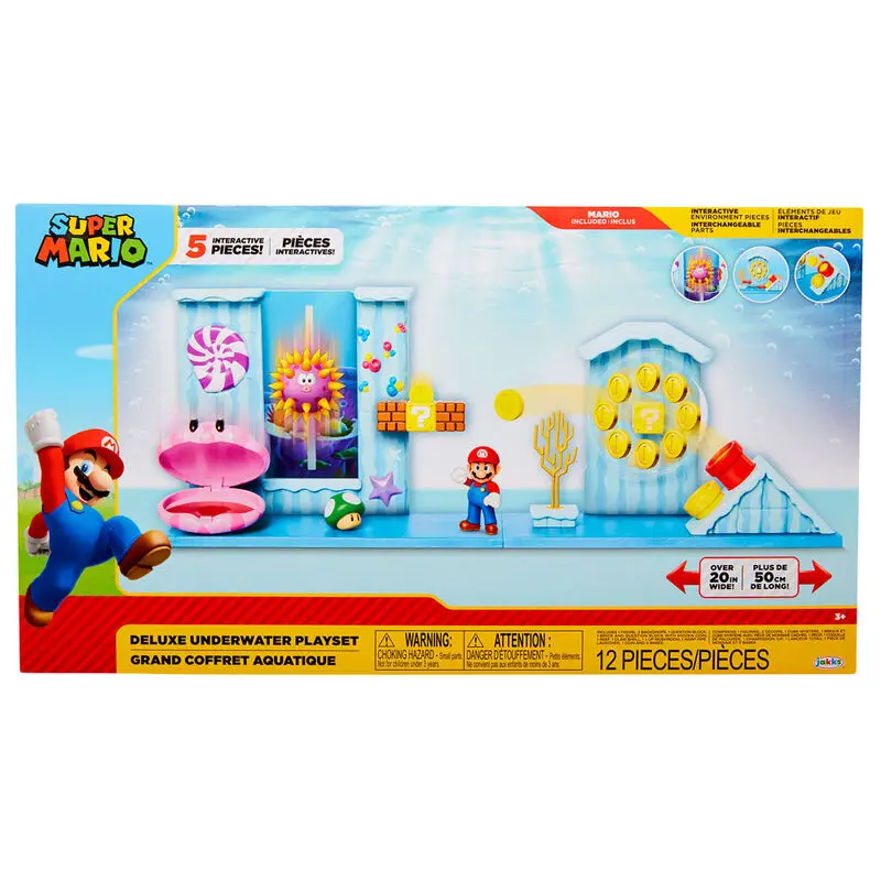 World of Nintendo Super Mario Deluxe Playset Podwodny zdjęcie produktu