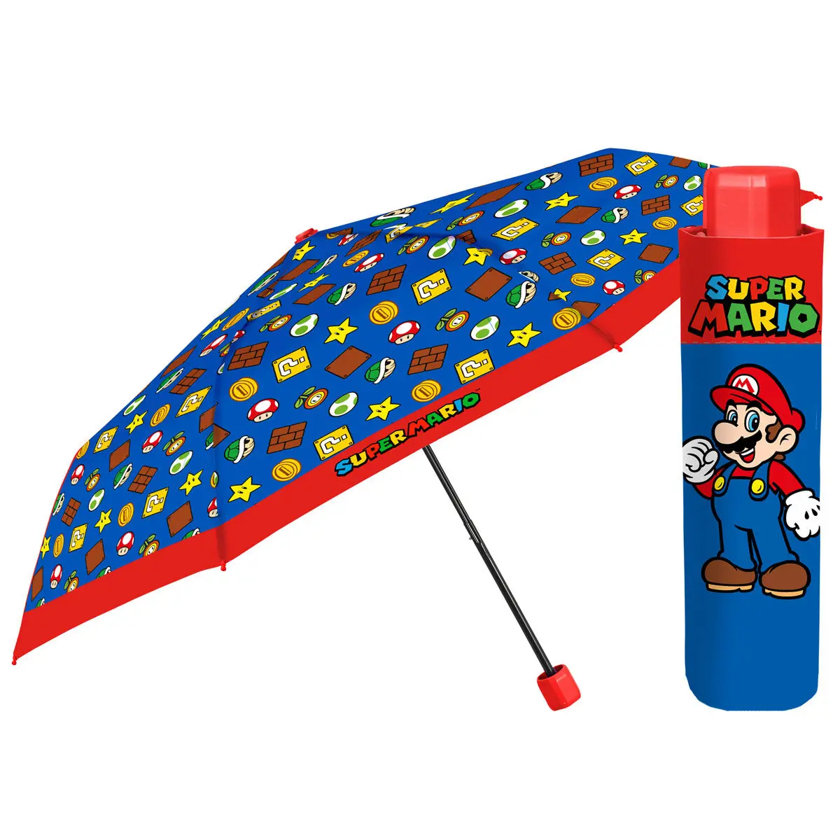 Parasol składany ręcznie Super Mario Bros 50 cm zdjęcie produktu