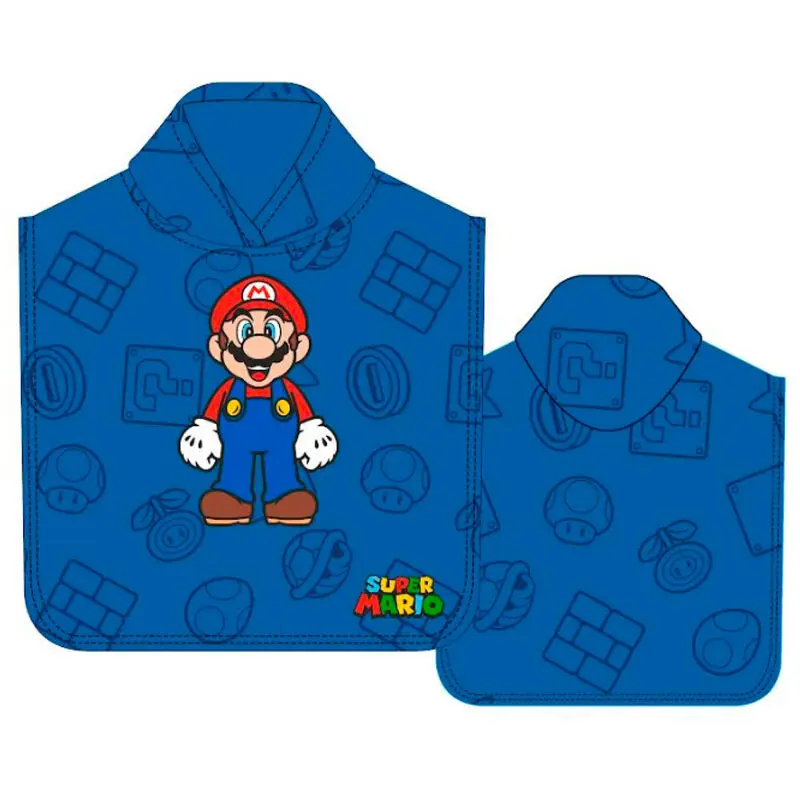 Super Mario Bros Mario ręcznik poncho z mikrofibry zdjęcie produktu