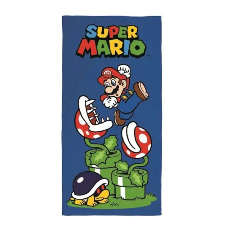 Super Mario Bros ręcznik plażowy z mikrofibry zdjęcie produktu