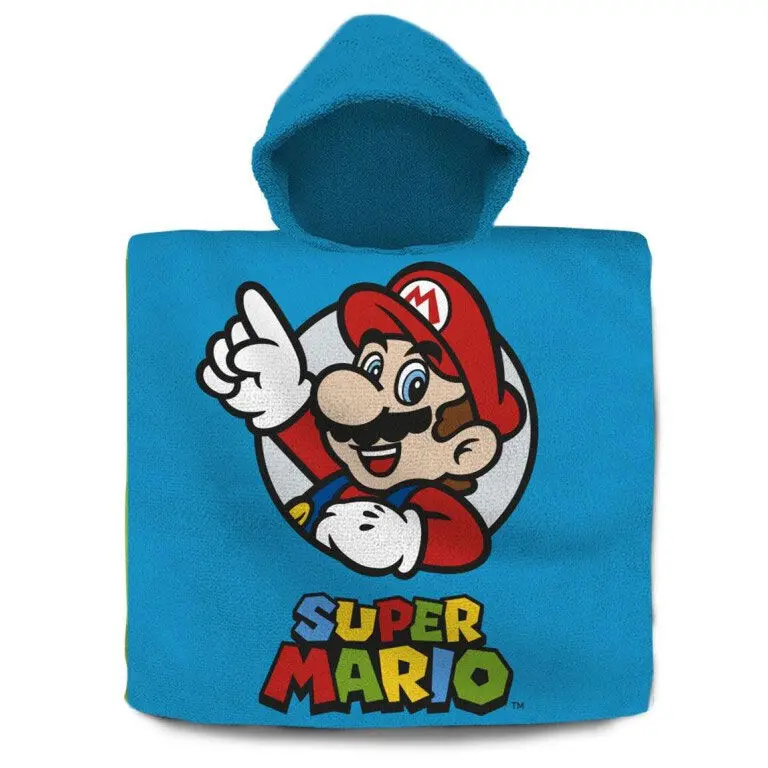 Poncho-ręcznik bawełniany Super Mario Bros zdjęcie produktu