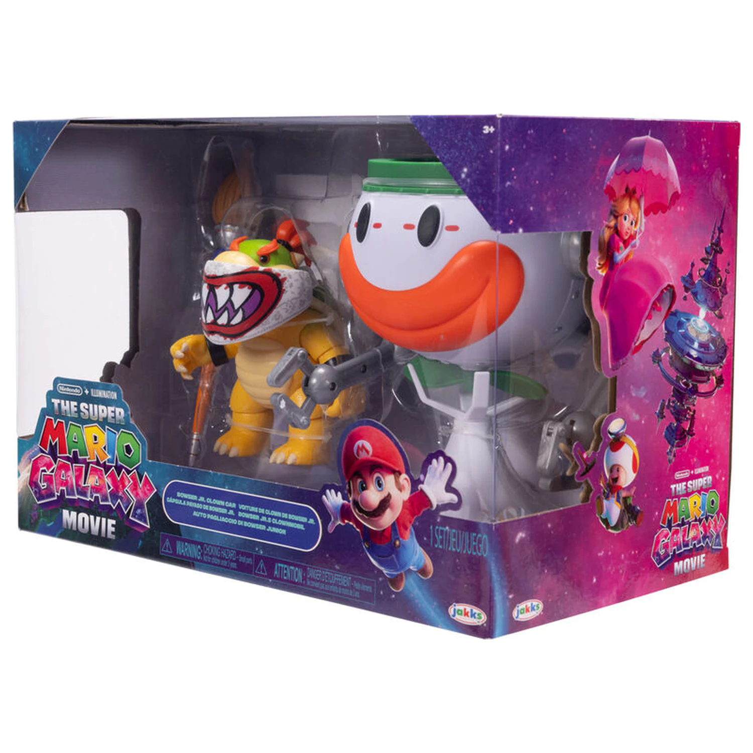 Super Mario Bros - Super Mario Galaxy Movie Bowser Jr. Clown Car figurka zdjęcie produktu
