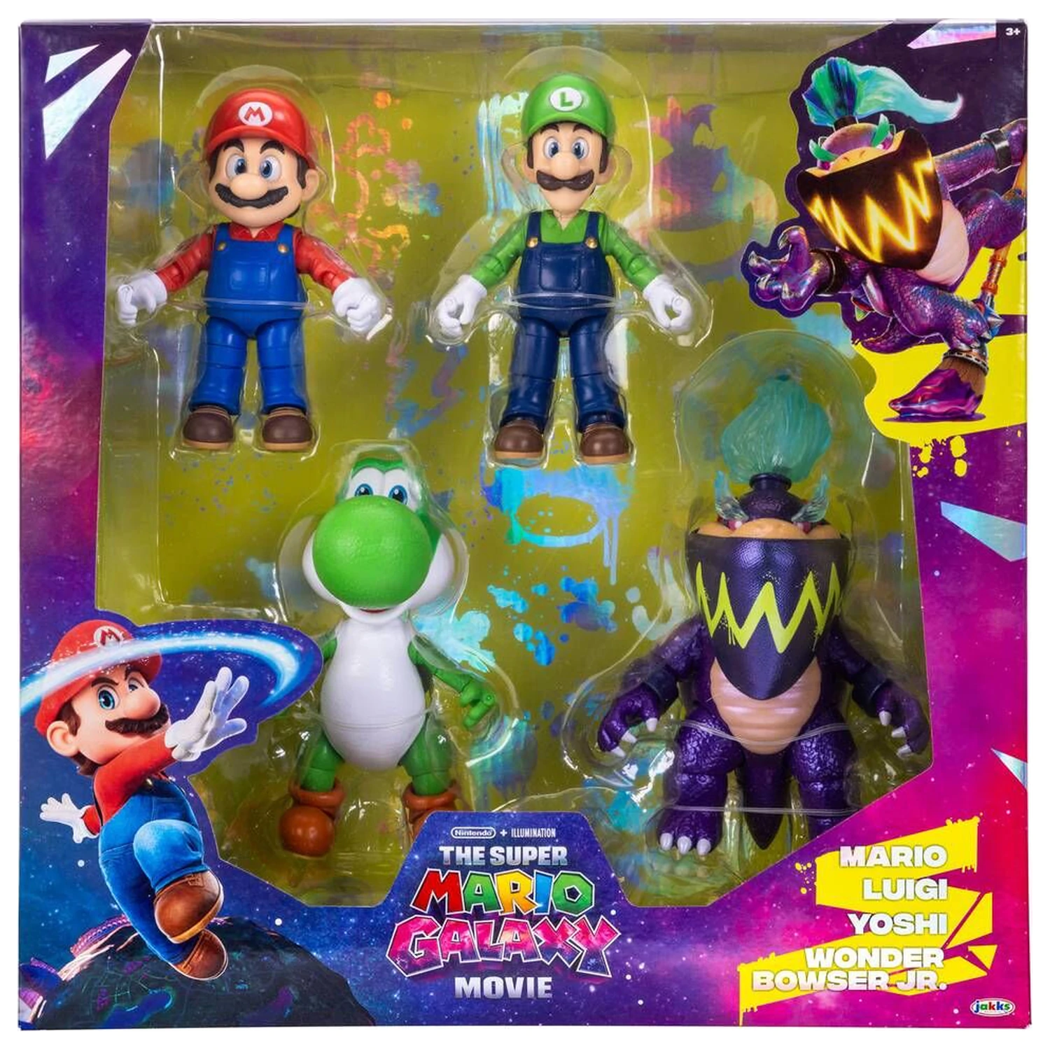 Super Mario Bros - Super Mario Galaxy Zestaw figurek z filmu pack 12,5 cm zdjęcie produktu
