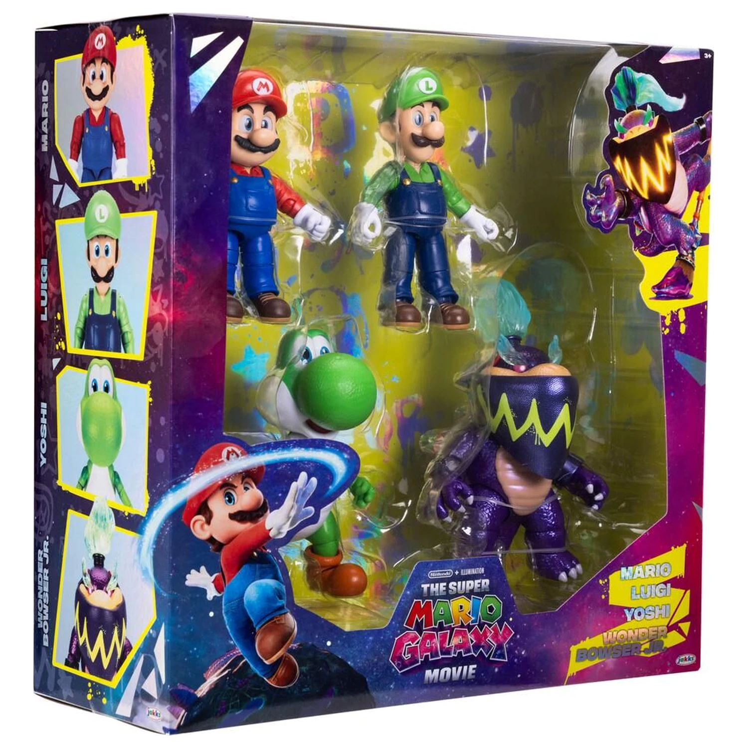Super Mario Bros - Super Mario Galaxy Zestaw figurek z filmu pack 12,5 cm zdjęcie produktu