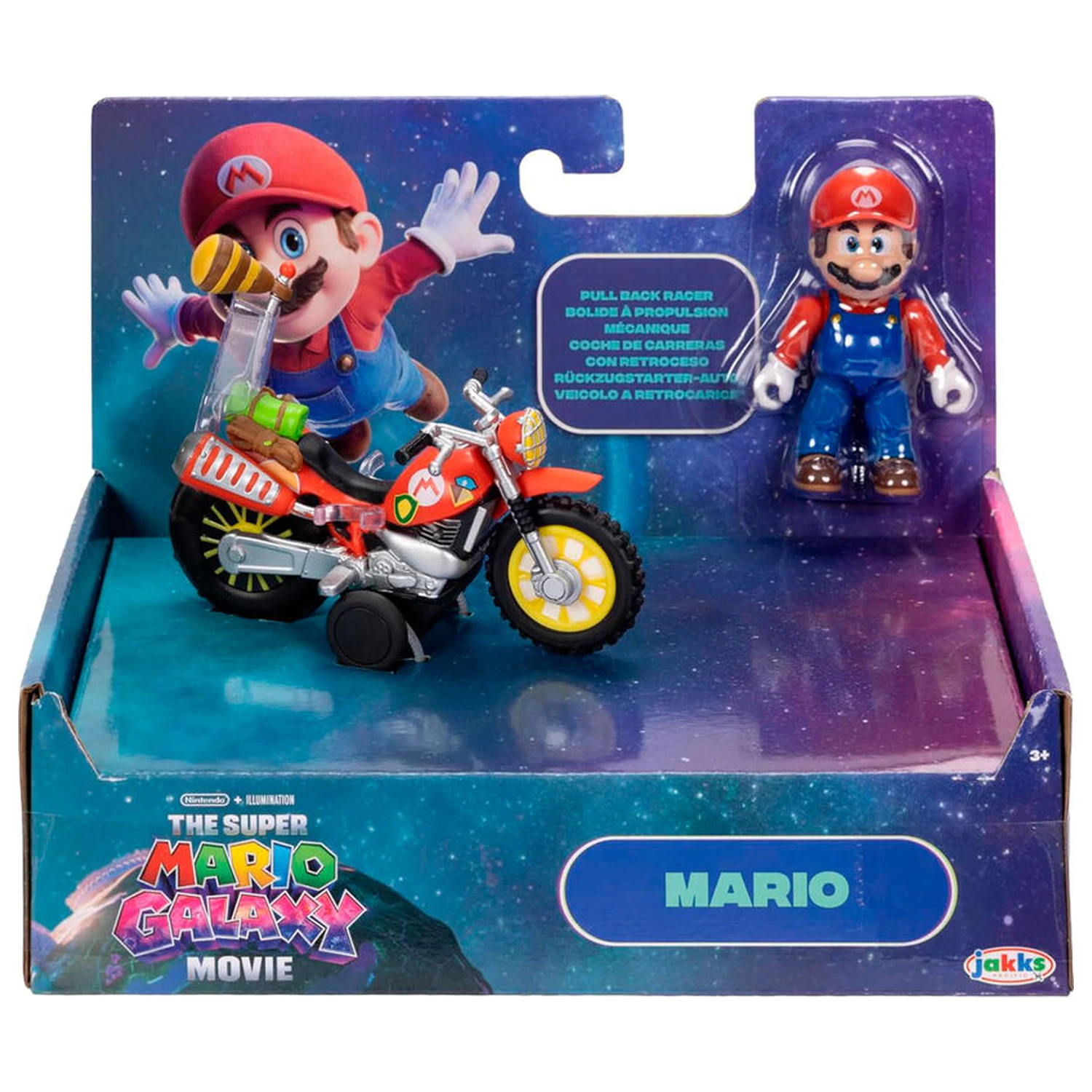 Super Mario figurka i zabawka motocyklowa - Mario zdjęcie produktu