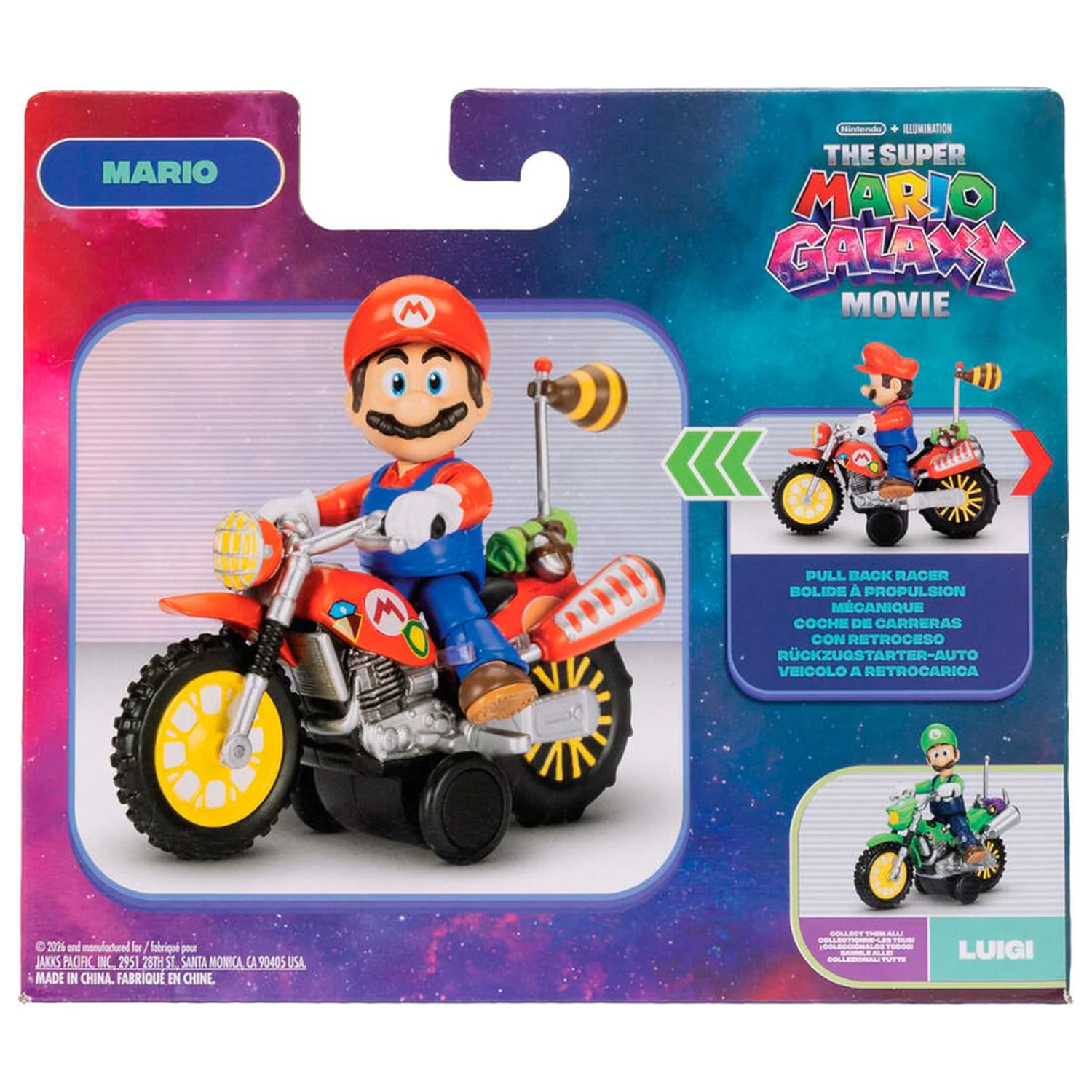 Super Mario figurka i zabawka motocyklowa - Mario zdjęcie produktu