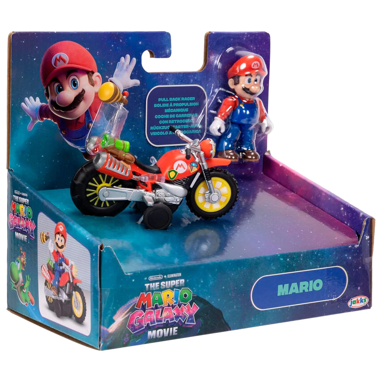 Super Mario figurka i zabawka motocyklowa - Mario zdjęcie produktu