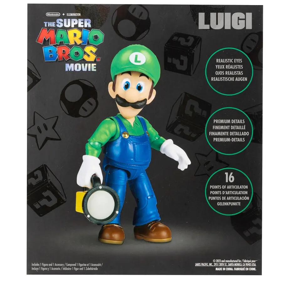 Figurka Akcji Luigi z filmu The Super Mario Bros. Movie, 13 cm zdjęcie produktu