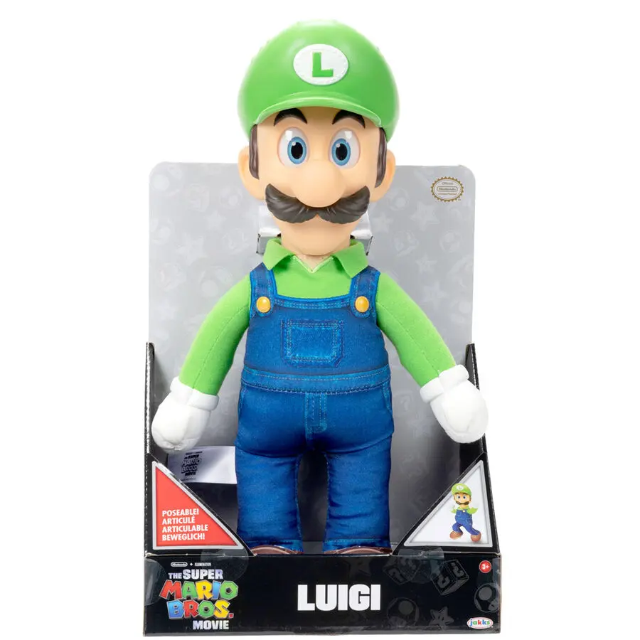 The Super Mario Bros. Movie Pluszowa Figurka Luigi 30 cm zdjęcie produktu