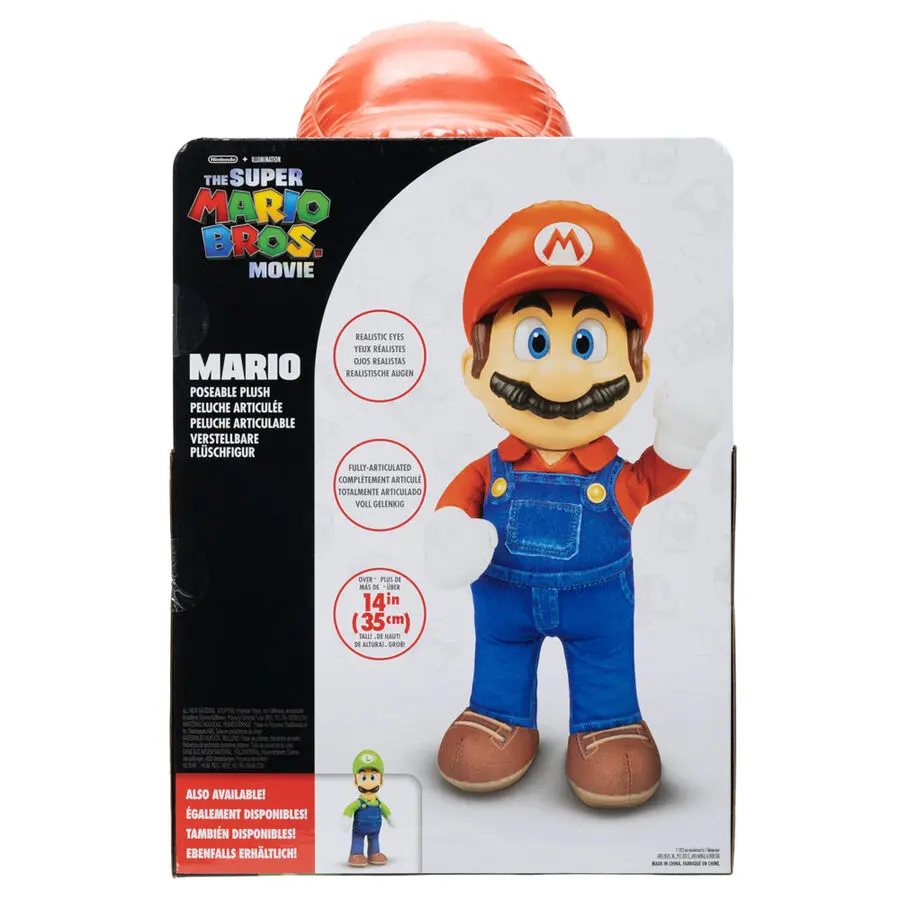 The Super Mario Bros. Movie Pluszowa Figurka Mario 30 cm zdjęcie produktu