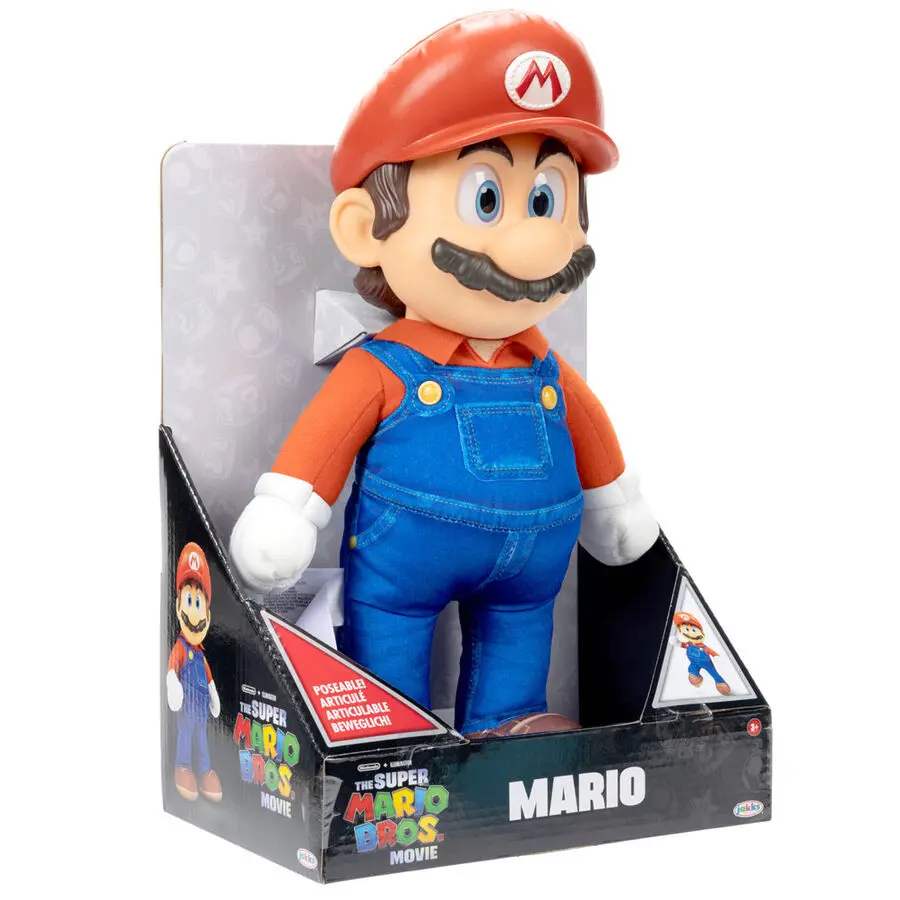 The Super Mario Bros. Movie Pluszowa Figurka Mario 30 cm zdjęcie produktu