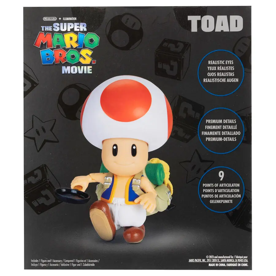 Figurka Akcji The Super Mario Bros. Movie Toad 13 cm zdjęcie produktu