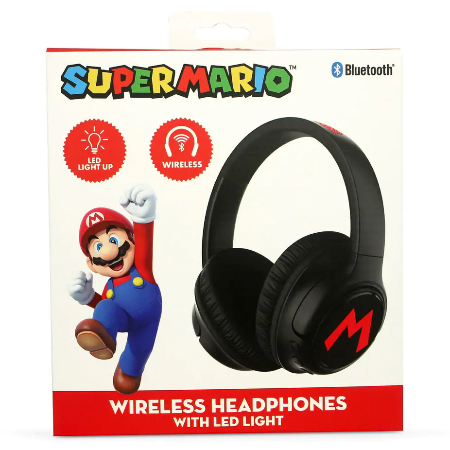 Bezprzewodowe słuchawki LED Super Mario Bros zdjęcie produktu