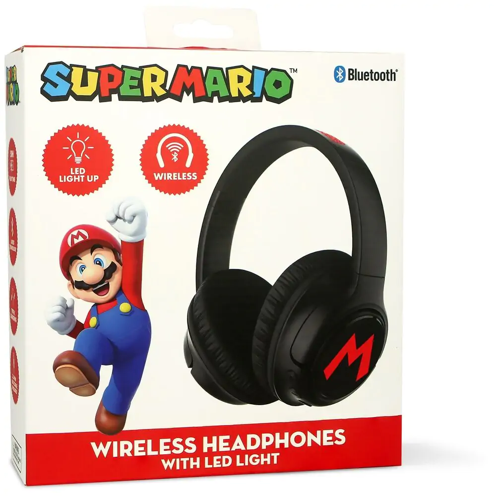 Bezprzewodowe słuchawki LED Super Mario Bros zdjęcie produktu