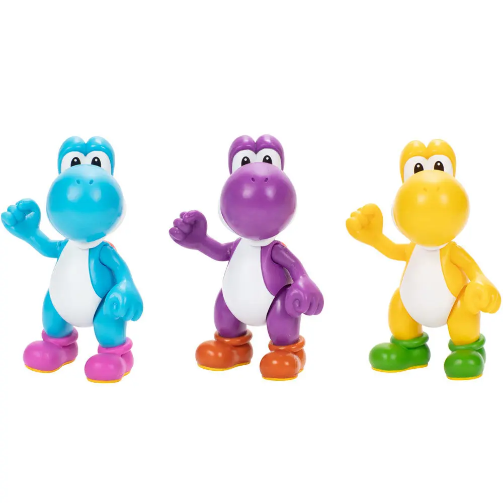 Super Mario Bros Yoshi pack 3 figurki 10cm zdjęcie produktu