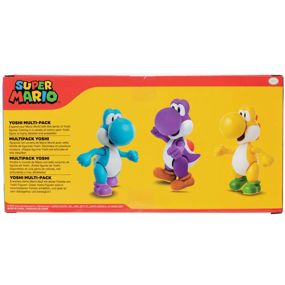 Super Mario Bros Yoshi pack 3 figurki 10cm zdjęcie produktu