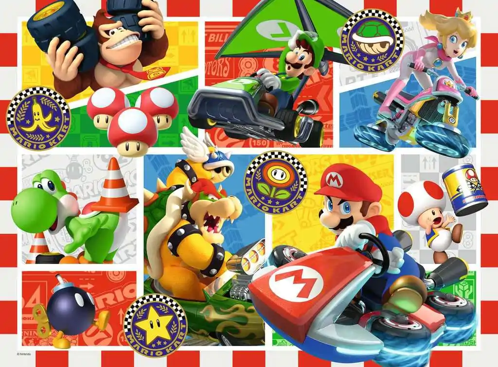 Puzzle dla Dzieci Super Mario XXL Fun with Mario Kart (150 elementów) zdjęcie produktu