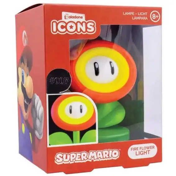 Lampka Super Mario Icon Fire Flower (V2) zdjęcie produktu
