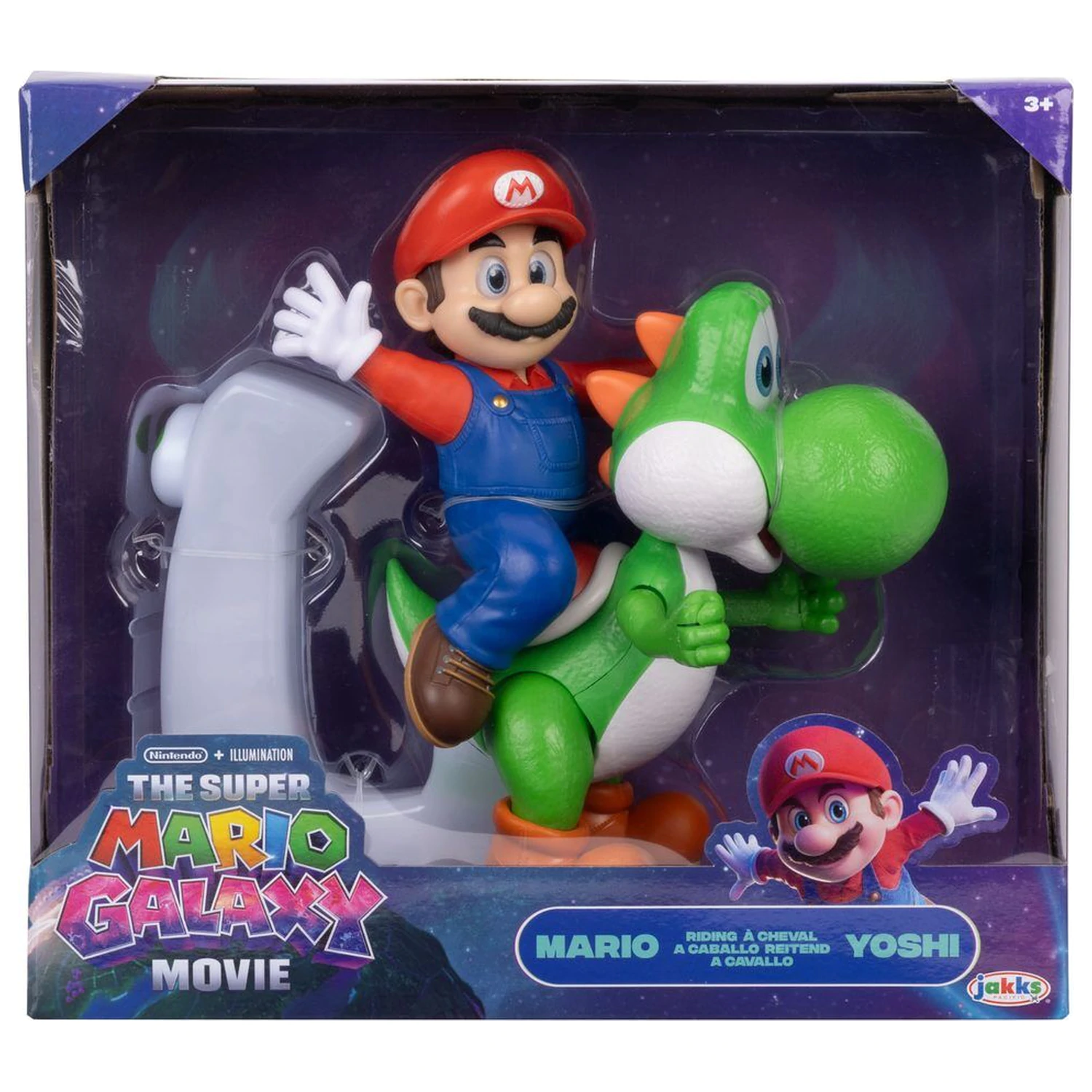 Super Mario Galaxy Movie figurka Mario & Yoshi zdjęcie produktu