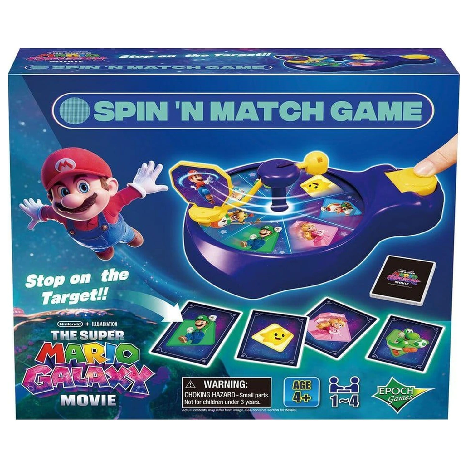 Gra Super Mario Galaxy Movie Spin'n Match zdjęcie produktu