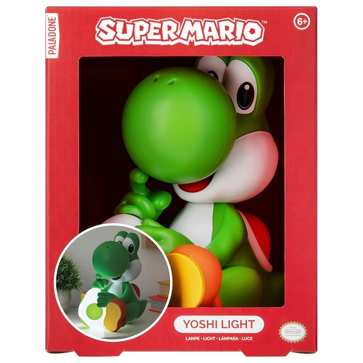 Super Mario GloBuddies Light Yoshi 18 cm zdjęcie produktu
