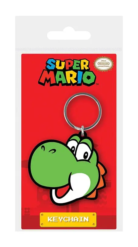 Super Mario Gumowy breloczek Yoshi 6 cm zdjęcie produktu