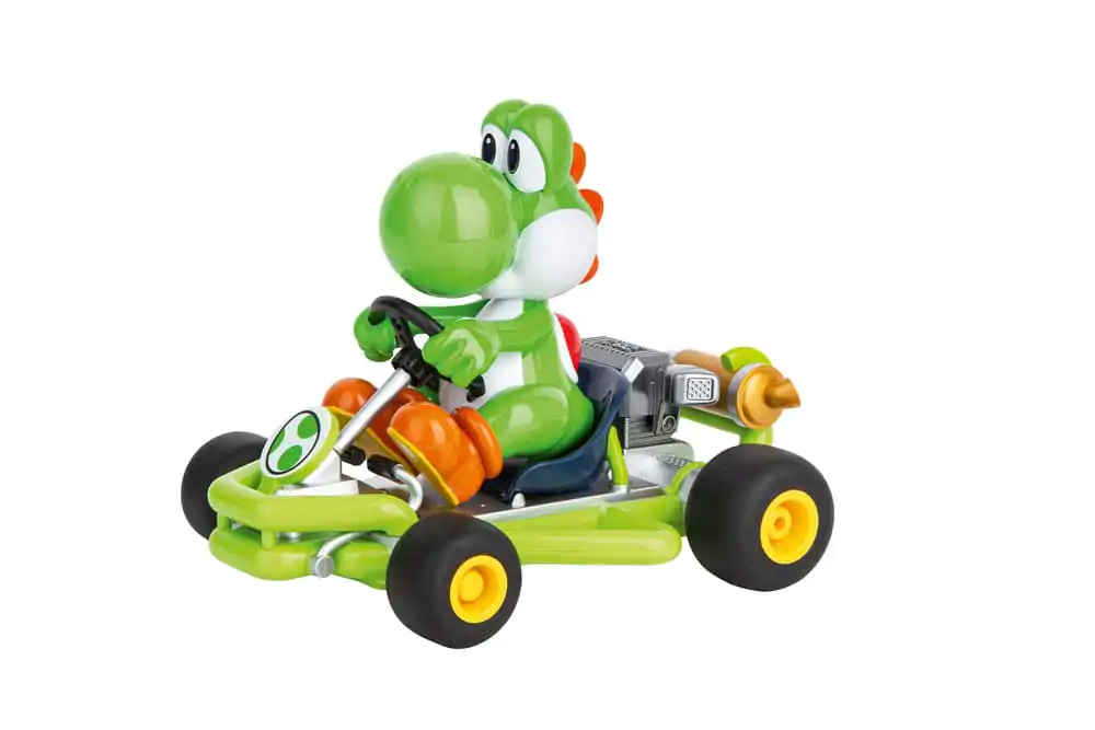 Zdalnie sterowany samochód Super Mario Kart RC 1/18 2,4GHz Pipe Kart Yoshi zdjęcie produktu